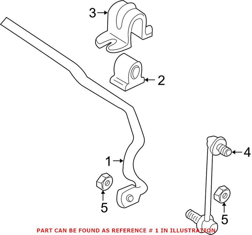 SAAB Sway Bar - Front 12761908